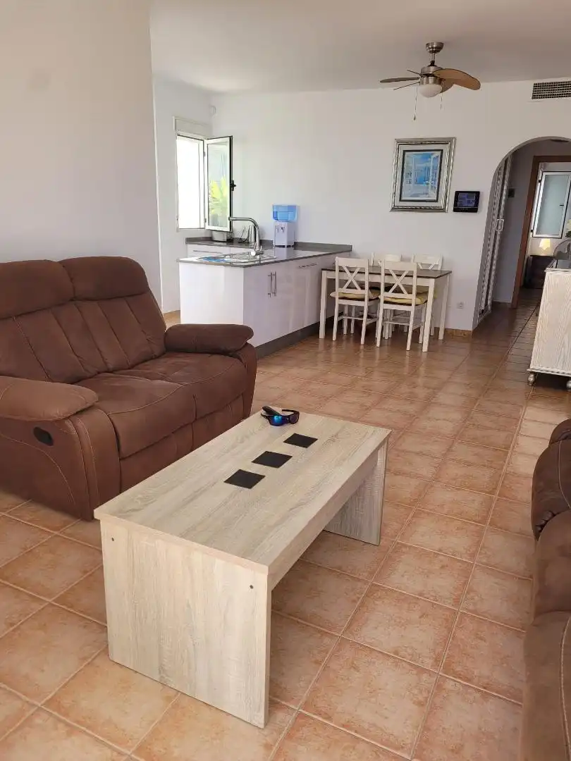 Living room of Houses for rent in Almería  with Air Conditioner, Private garden and Terrace