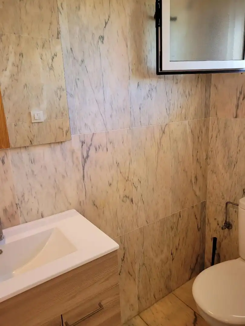 Bathroom of Houses for rent in Almería  with Air Conditioner, Private garden and Terrace