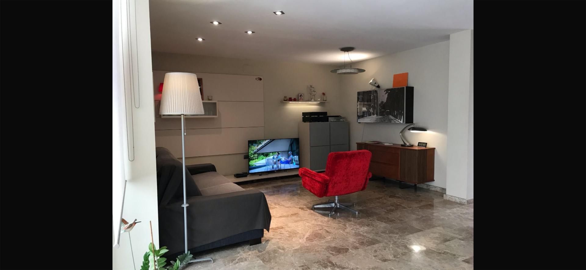 Living room of Single-family semi-detached for sale in San Vicente del Raspeig / Sant Vicent del Raspeig  with Air Conditioner, Terrace and Balcony