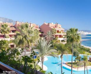 Exterior view of Duplex for sale in Marbella  with Air Conditioner, Terrace and Swimming Pool