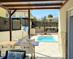 Swimming pool of House or chalet for sale in Santa Coloma de Farners  with Air Conditioner, Terrace and Swimming Pool