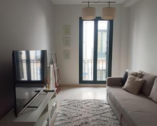 Living room of Flat to rent in  Madrid Capital  with Air Conditioner and Balcony