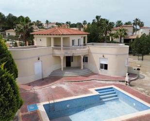 Exterior view of House or chalet for sale in Campos del Río  with Terrace, Swimming Pool and Balcony