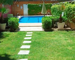 Swimming pool of Flat to rent in  Madrid Capital  with Air Conditioner, Heating and Private garden