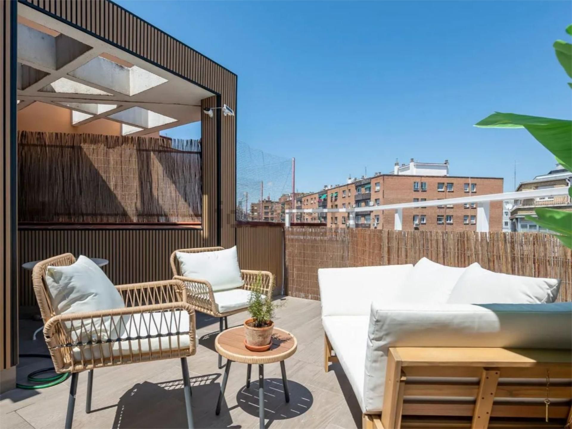 Terrace of Flat to rent in  Madrid Capital  with Air Conditioner, Heating and Terrace