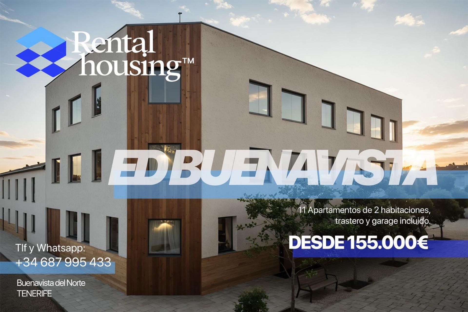 Exterior view of Flat for sale in Buenavista del Norte  with Storage room, Furnished and Community parking