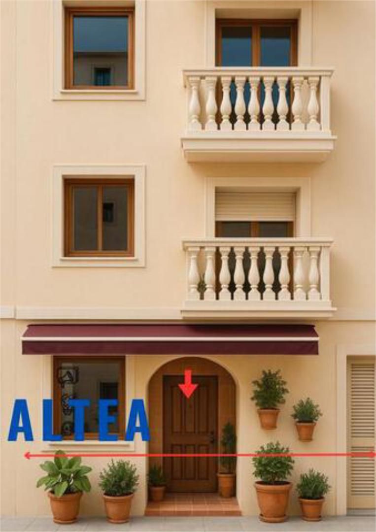 Terraza de Apartamento en venta en Altea con Piscina