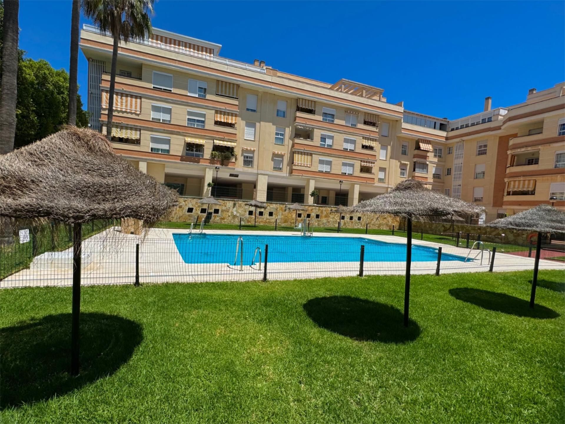 Exterior view of Flat for sale in Málaga Capital  with Air Conditioner, Heating and Private garden