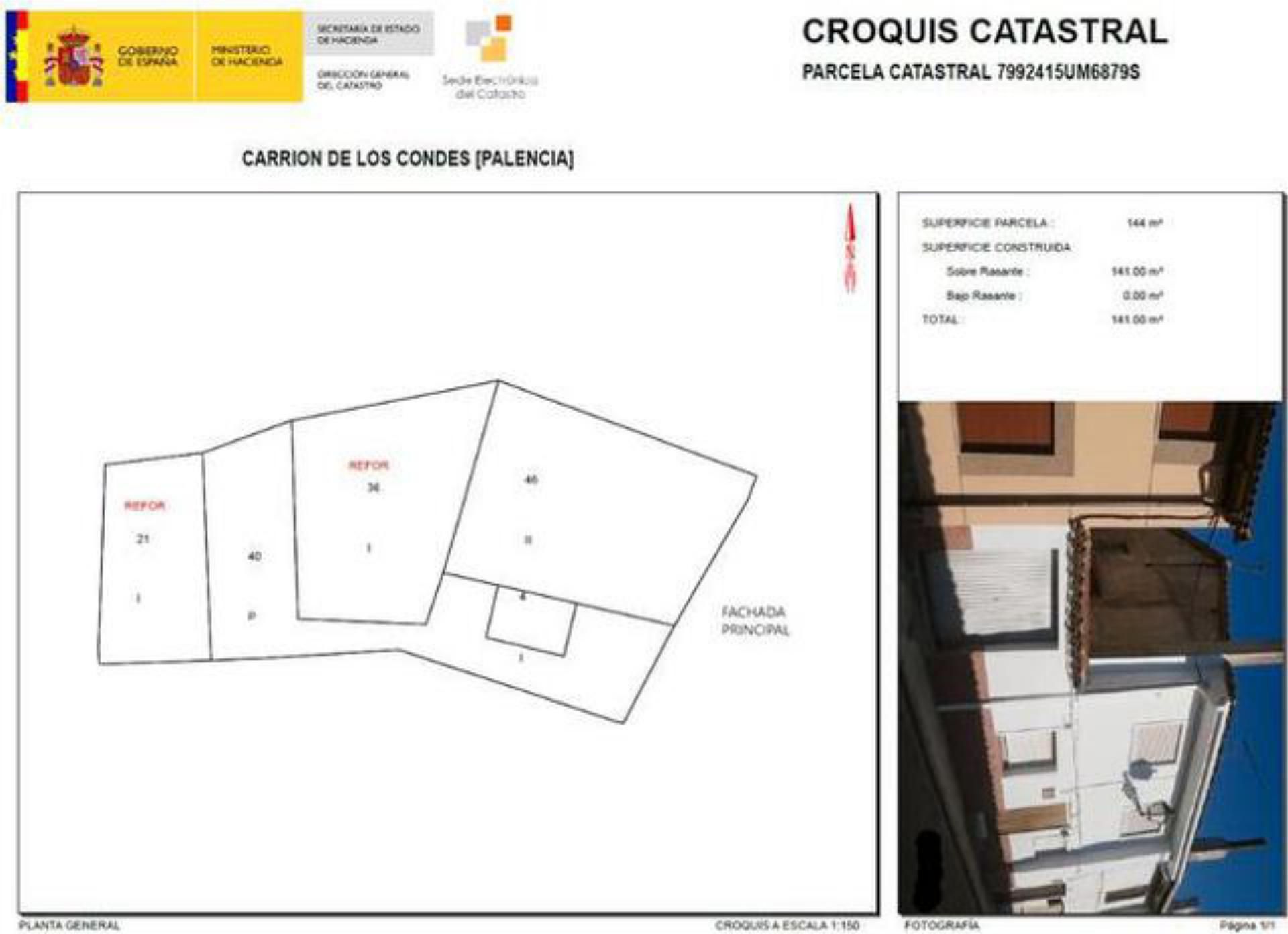 Casa o xalet en venda en Carrión de los Condes