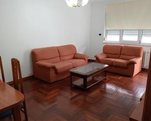 Sala d'estar de Pis de lloguer en Lugo Capital amb Calefacció, Parquet i Moblat