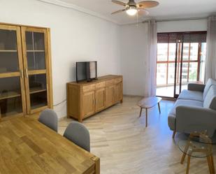 Sala d'estar de Pis de lloguer en Alicante / Alacant amb Terrassa i Moblat