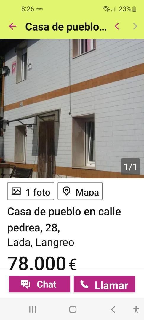 Exterior view of Single-family semi-detached for sale in Langreo  with Terrace