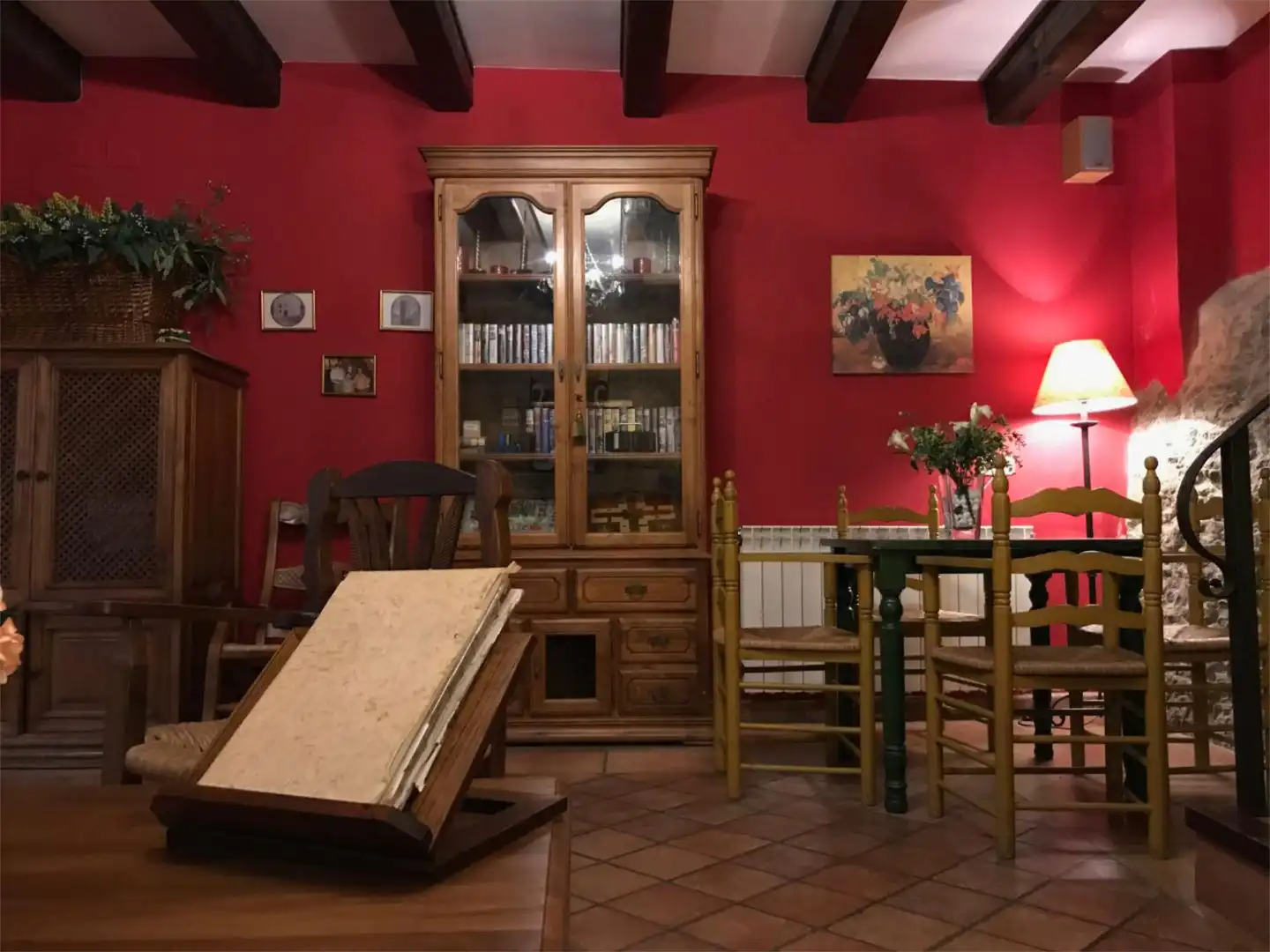 Menjador de Finca rústica en venda en Sos del Rey Católico amb Aire condicionat, Calefacció i Parquet