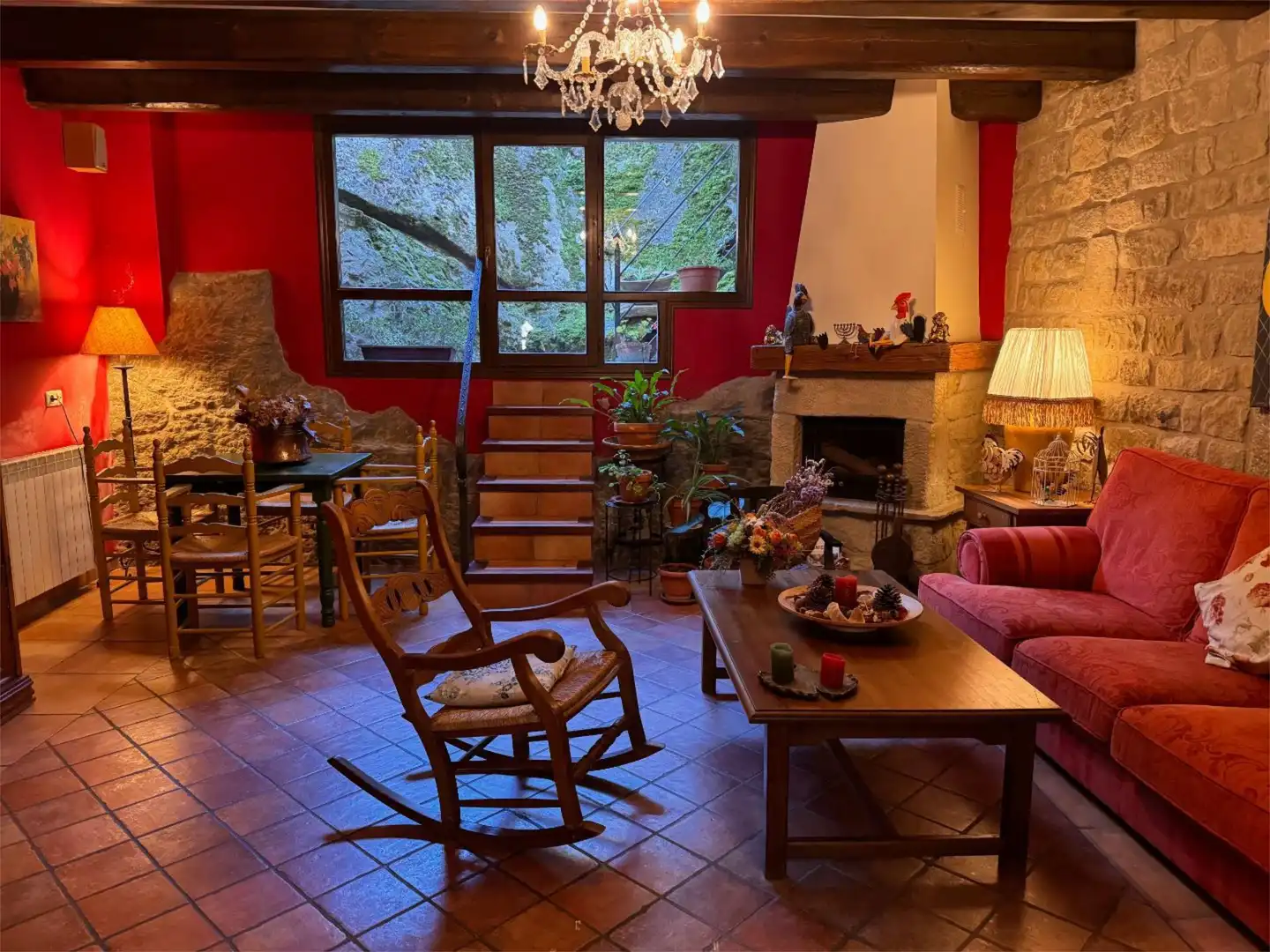 Sala d'estar de Finca rústica en venda en Sos del Rey Católico amb Aire condicionat, Calefacció i Parquet