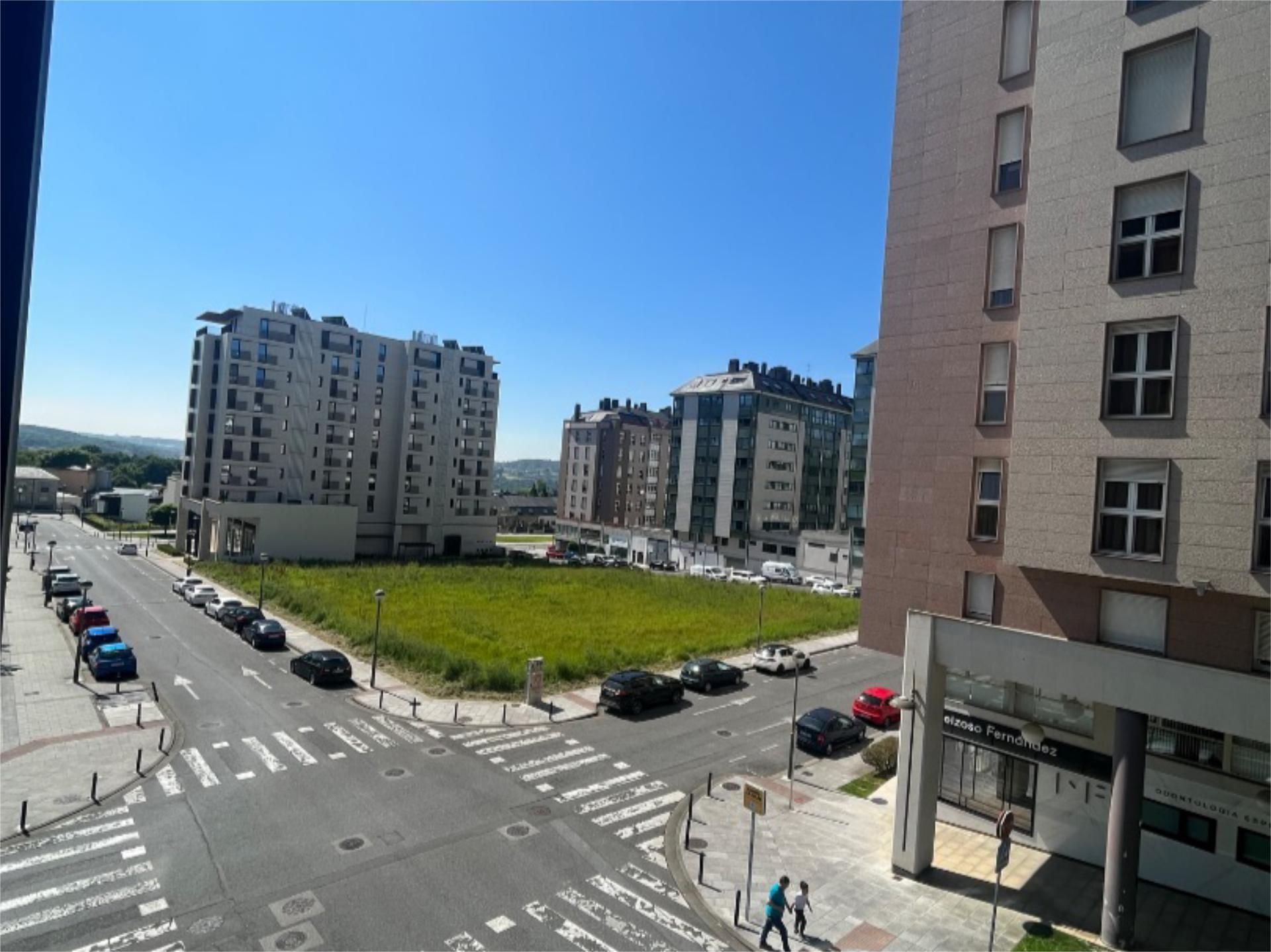 Exterior view of Flat to rent in Lugo Capital  with Heating, Parquet flooring and Storage room