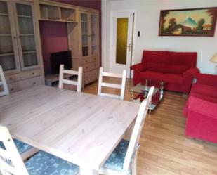 Dining room of Flat to rent in  Teruel Capital  with Heating, Terrace and Furnished