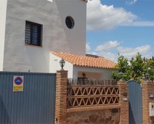 Exterior view of House or chalet for sale in Málaga Capital  with Air Conditioner, Terrace and Swimming Pool