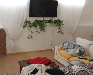 Sala d'estar de Local de lloguer en Sant Joan Despí amb Parquet i Moblat
