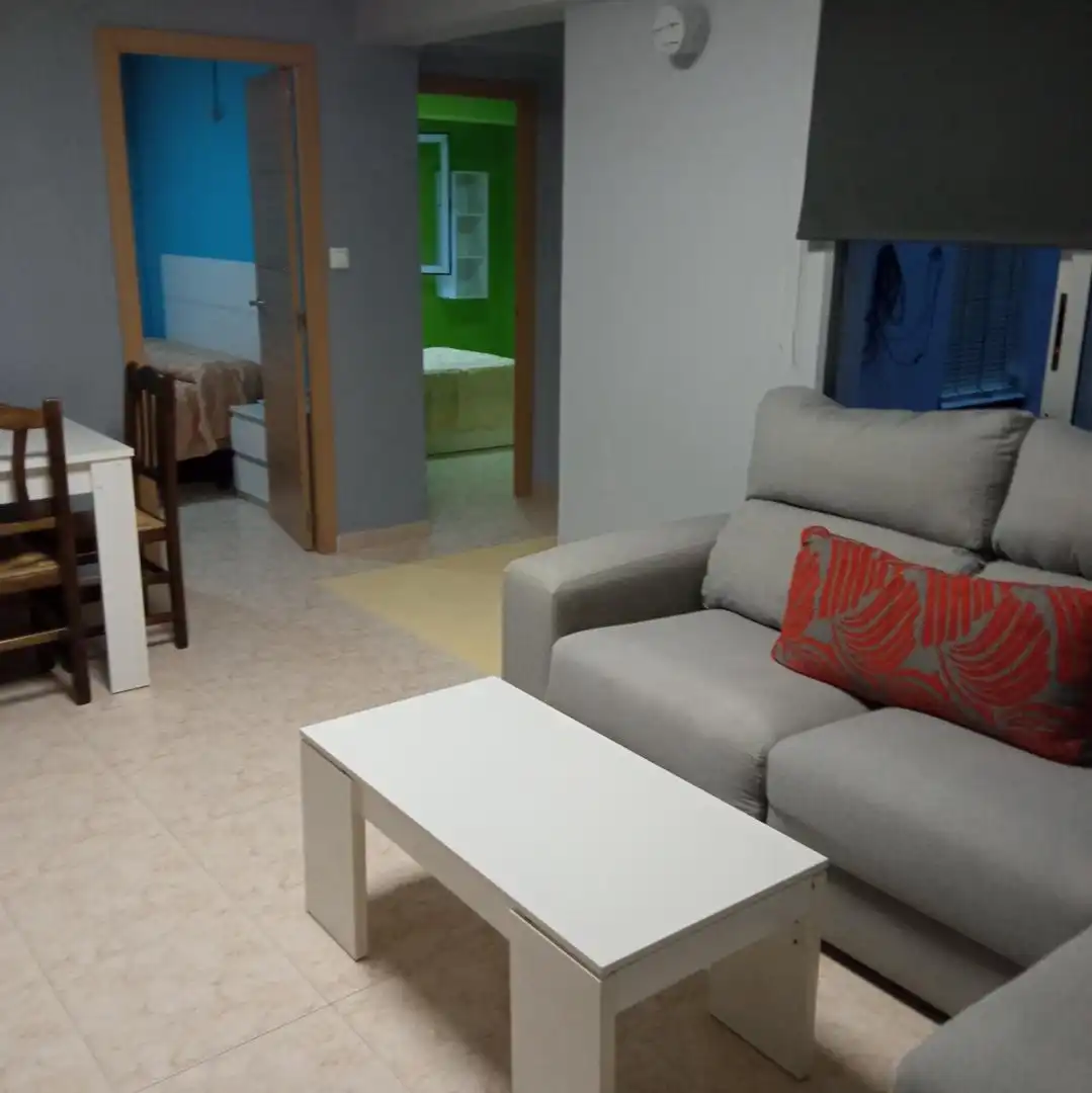 Living room of Flat for rent in Albacete  with Air Conditioner, Heating and Parquet flooring