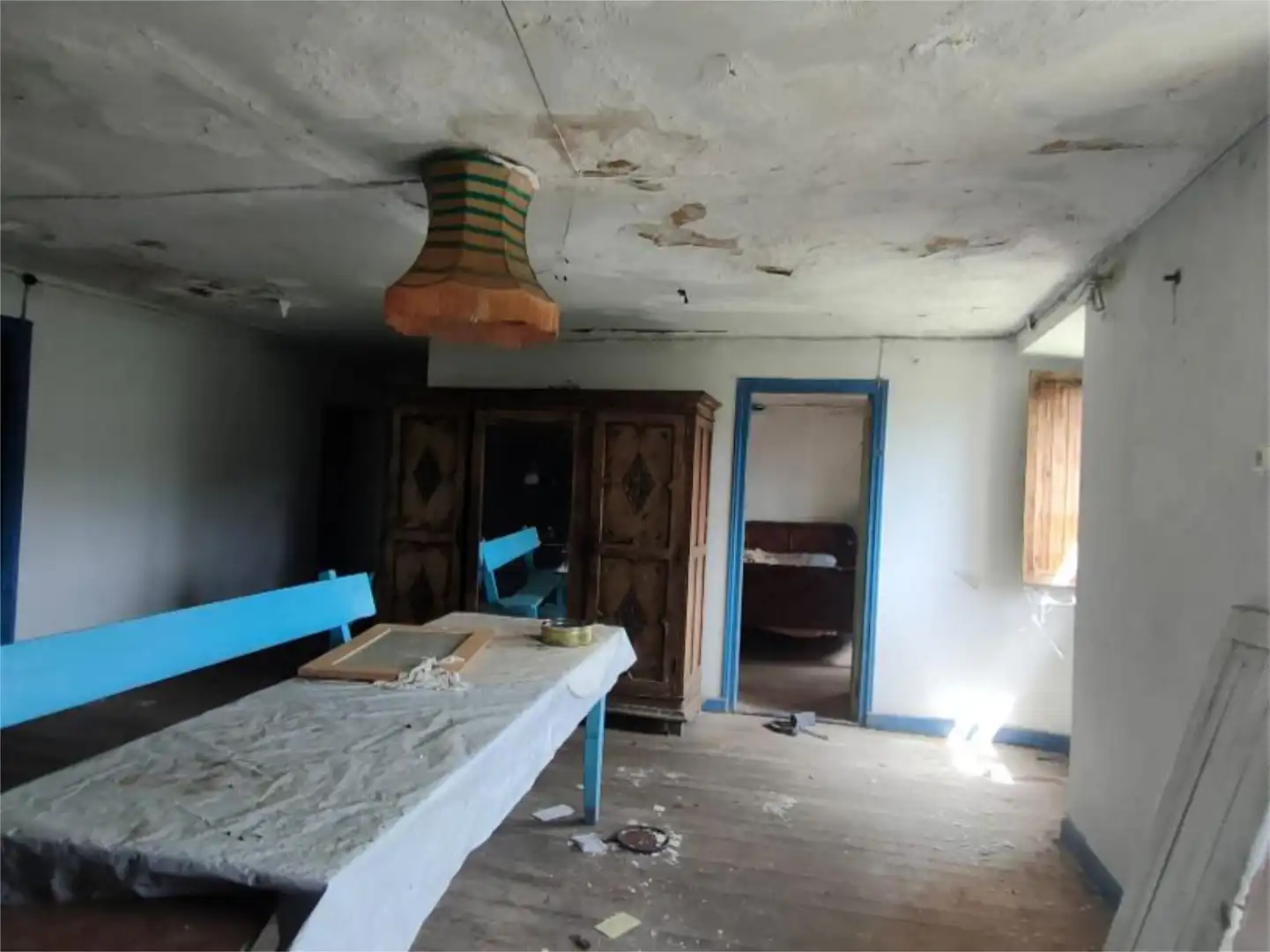 Menjador de Casa adosada en venda en Palacios del Sil