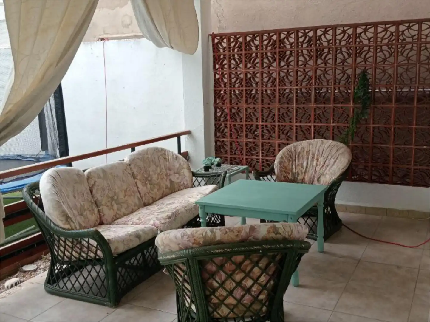 Terrasse von Wohnung zur Miete in Burriana / Borriana mit Terrasse, Schwimmbad und Möbliert