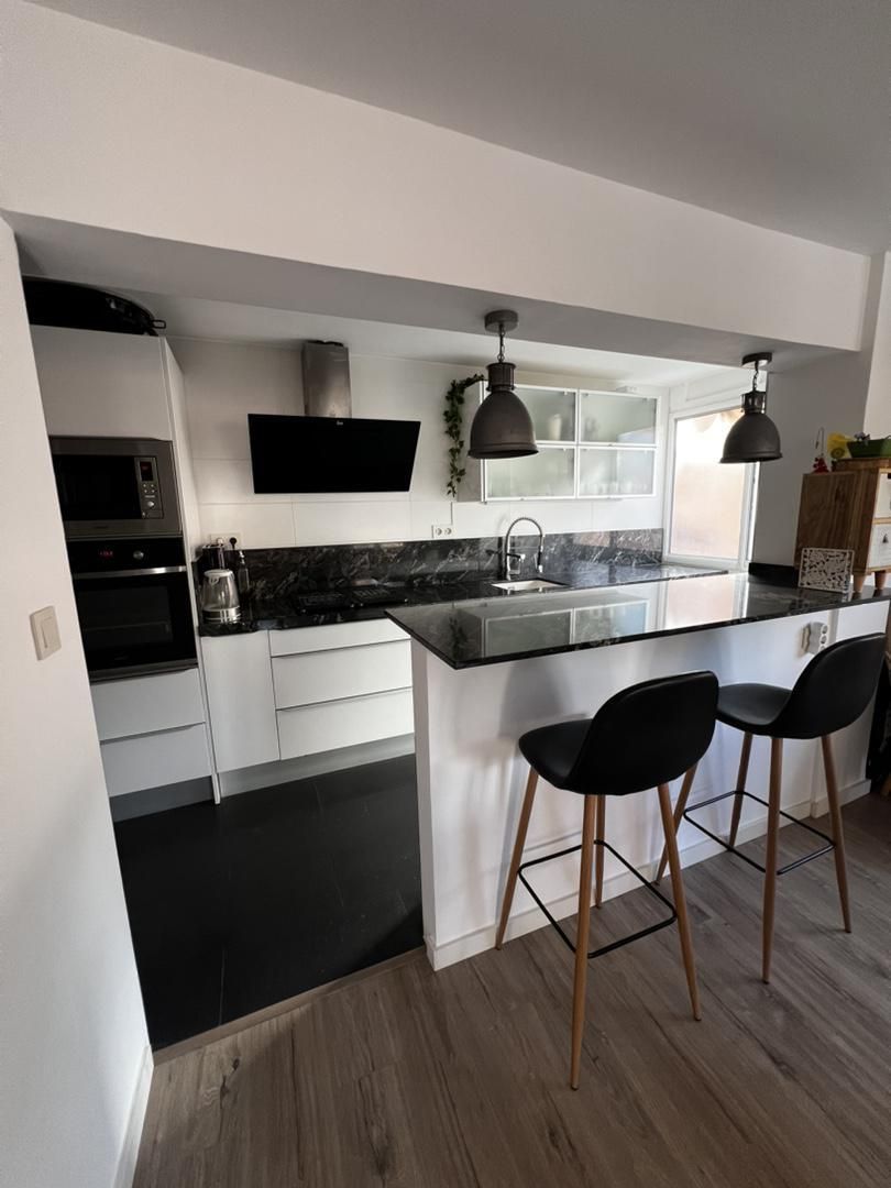 Kitchen of Flat for sale in Tavernes Blanques  with Air Conditioner, Terrace and Balcony