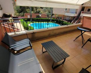 Swimming pool of Flat for sale in Orihuela  with Air Conditioner, Heating and Private garden
