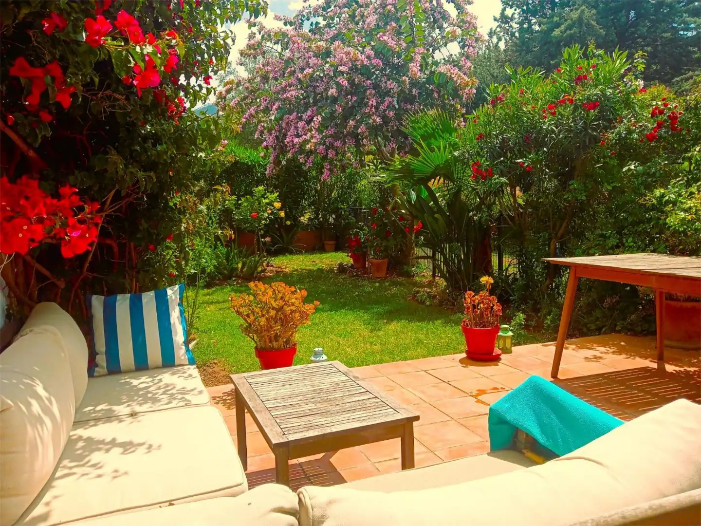 Wohnung zum Verkauf in Avenida General Caffarena, 32, Buenavista - Lauro Golf Garten von Wohnung zum Verkauf in Alhaurín de la Torre mit Klimaanlage, Heizung und Privatgarten