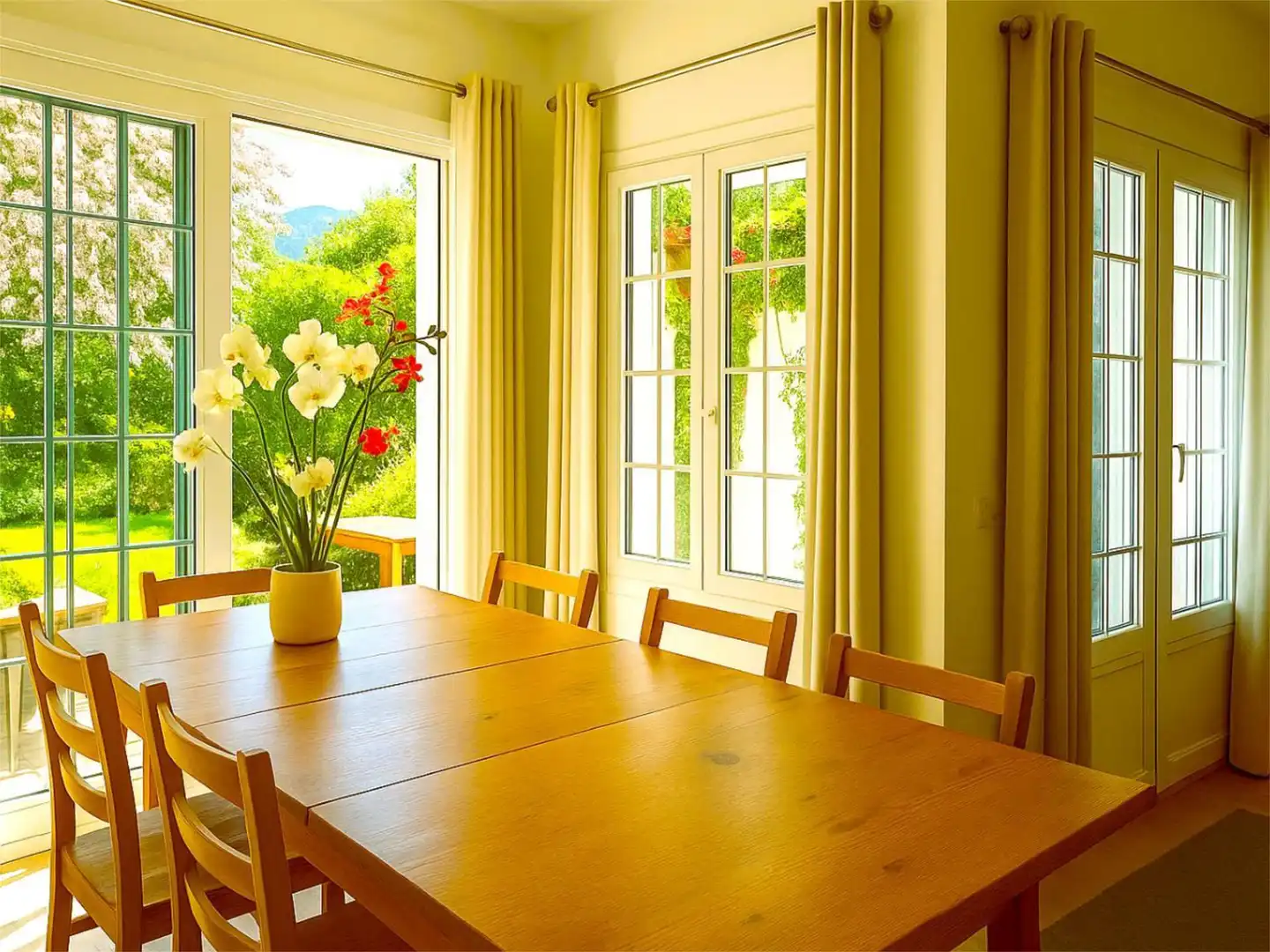 Wohnung zum Verkauf in Avenida General Caffarena, 32, Buenavista - Lauro Golf Esszimmer von Wohnung zum Verkauf in Alhaurín de la Torre mit Klimaanlage, Heizung und Privatgarten