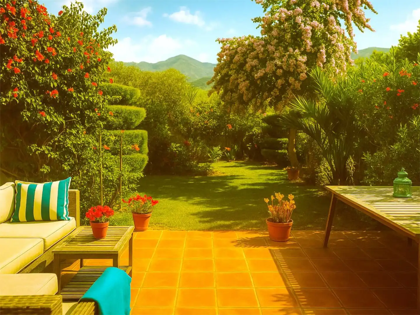 Wohnung zum Verkauf in Avenida General Caffarena, 32, Buenavista - Lauro Golf Garten von Wohnung zum Verkauf in Alhaurín de la Torre mit Klimaanlage, Heizung und Privatgarten