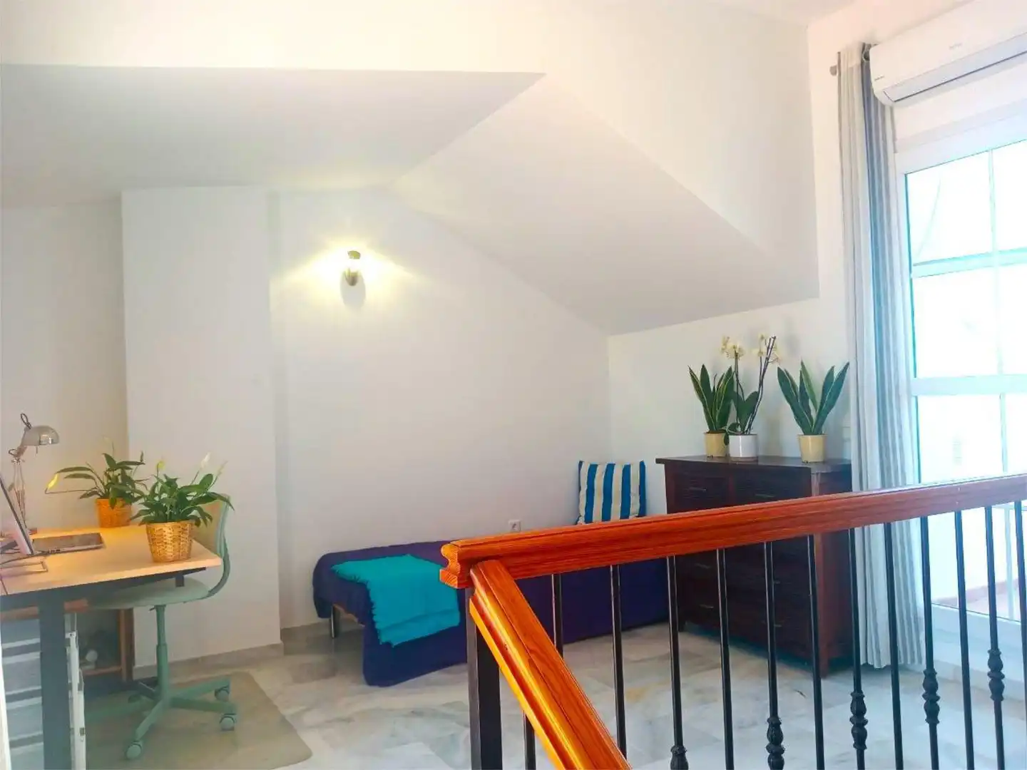 Wohnung zum Verkauf in Avenida General Caffarena, 32, Buenavista - Lauro Golf Schlafzimmer von Wohnung zum Verkauf in Alhaurín de la Torre mit Klimaanlage, Heizung und Privatgarten