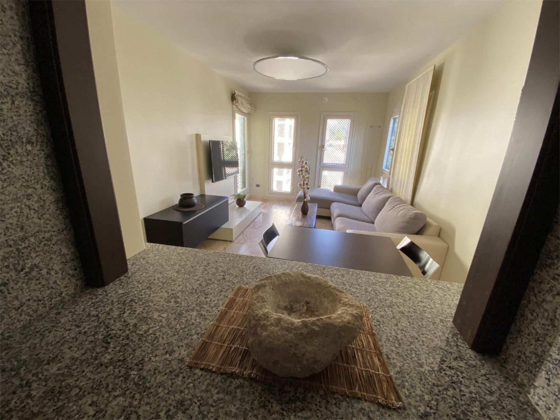 Living room of Flat to rent in Santa Pola  with Air Conditioner, Heating and Terrace