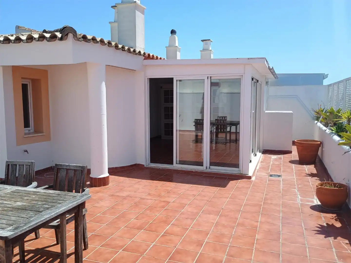 Attic for sale in Avenida Alcalde Jesús Mantaras, 7, Chapín - Campus Universitario - Navinco Terrace of Attic for sale in Jerez de la Frontera with Air Conditioner, Terrace and Swimming Pool