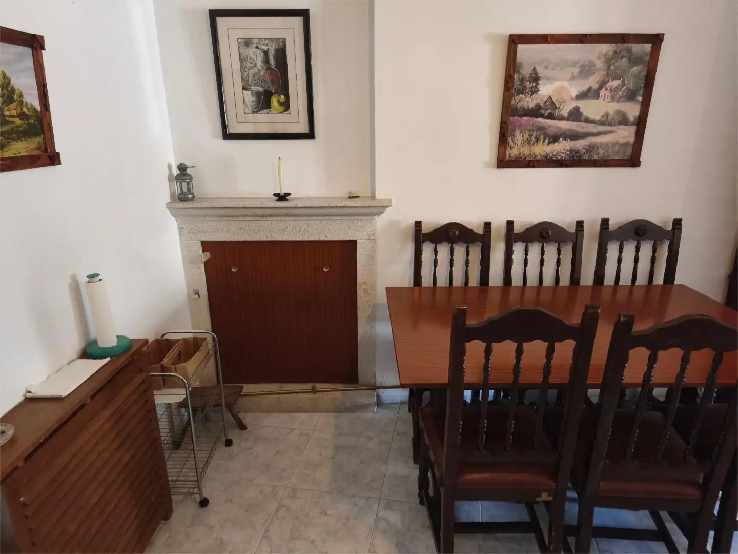 Finca rústica en venda a Calle Tomás de la Puente, 16, Yecla de Yeltes Menjador de Finca rústica en venda en Yecla de Yeltes amb Calefacció i Moblat