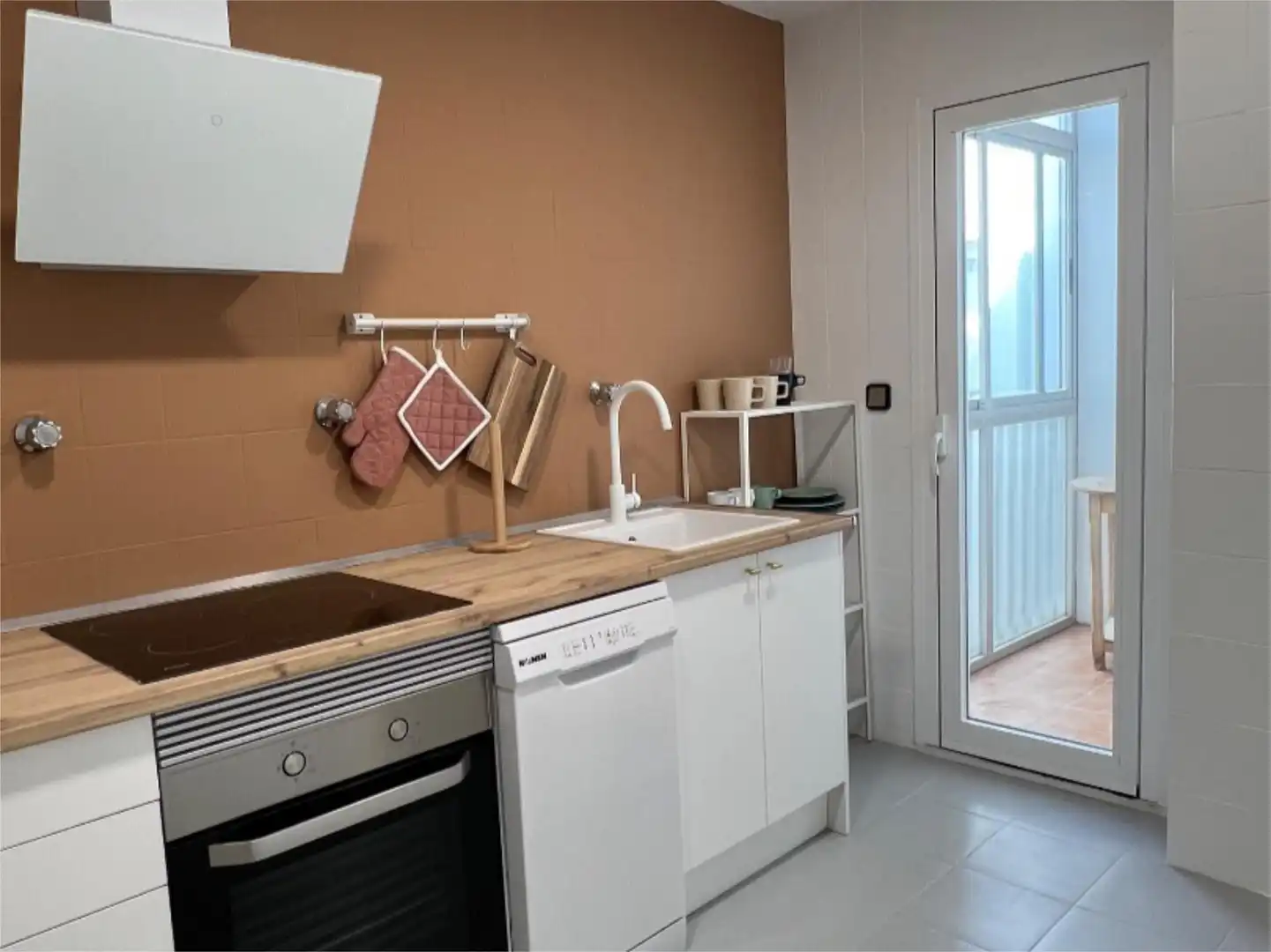 Piso en venta en Centro Cocina de Piso en venta en Soria Capital con Calefacción, Parquet y Terraza