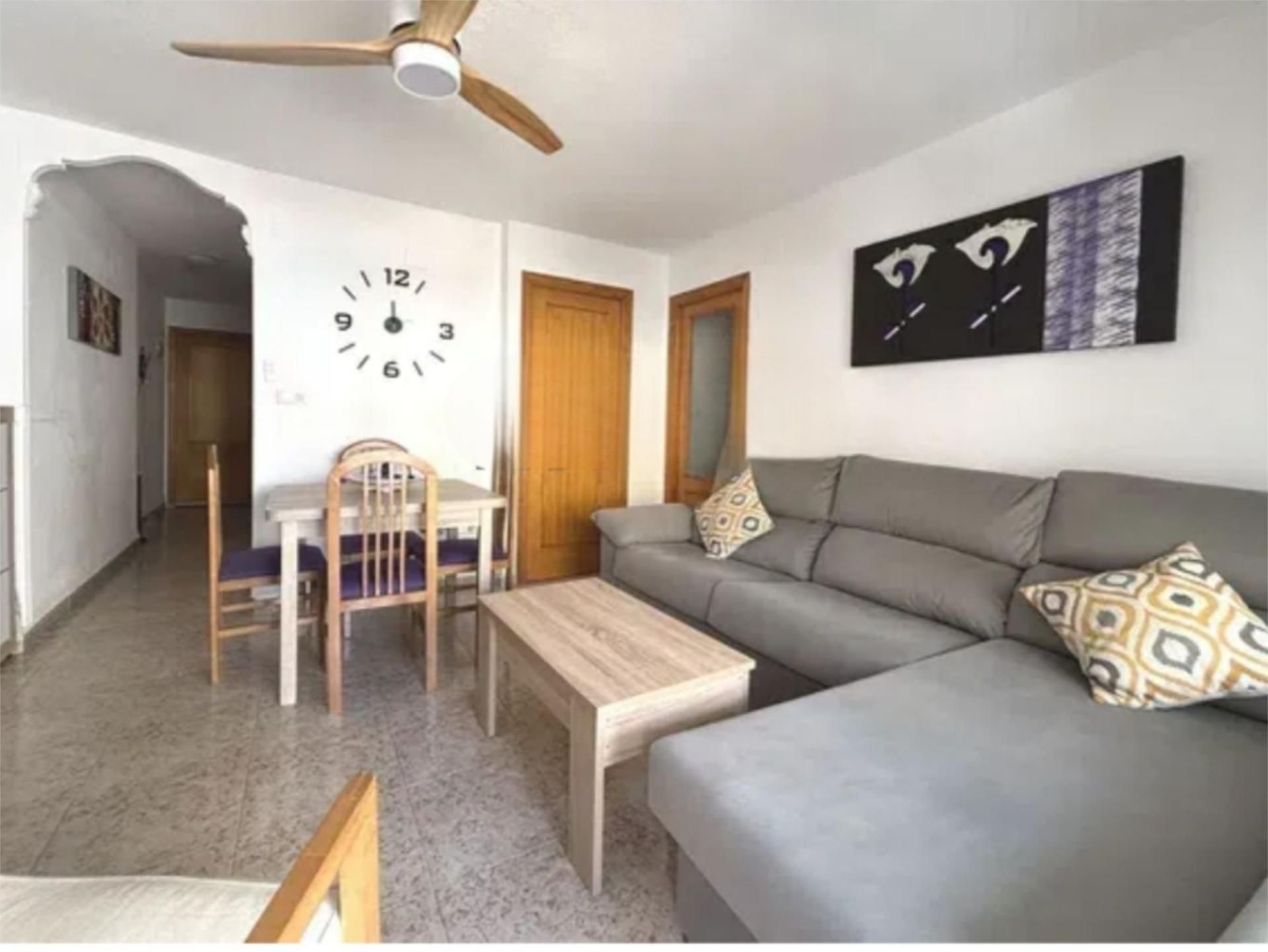 Sala de estar de Apartamento en venta en Miramar con Aire acondicionado, Terraza y Amueblado