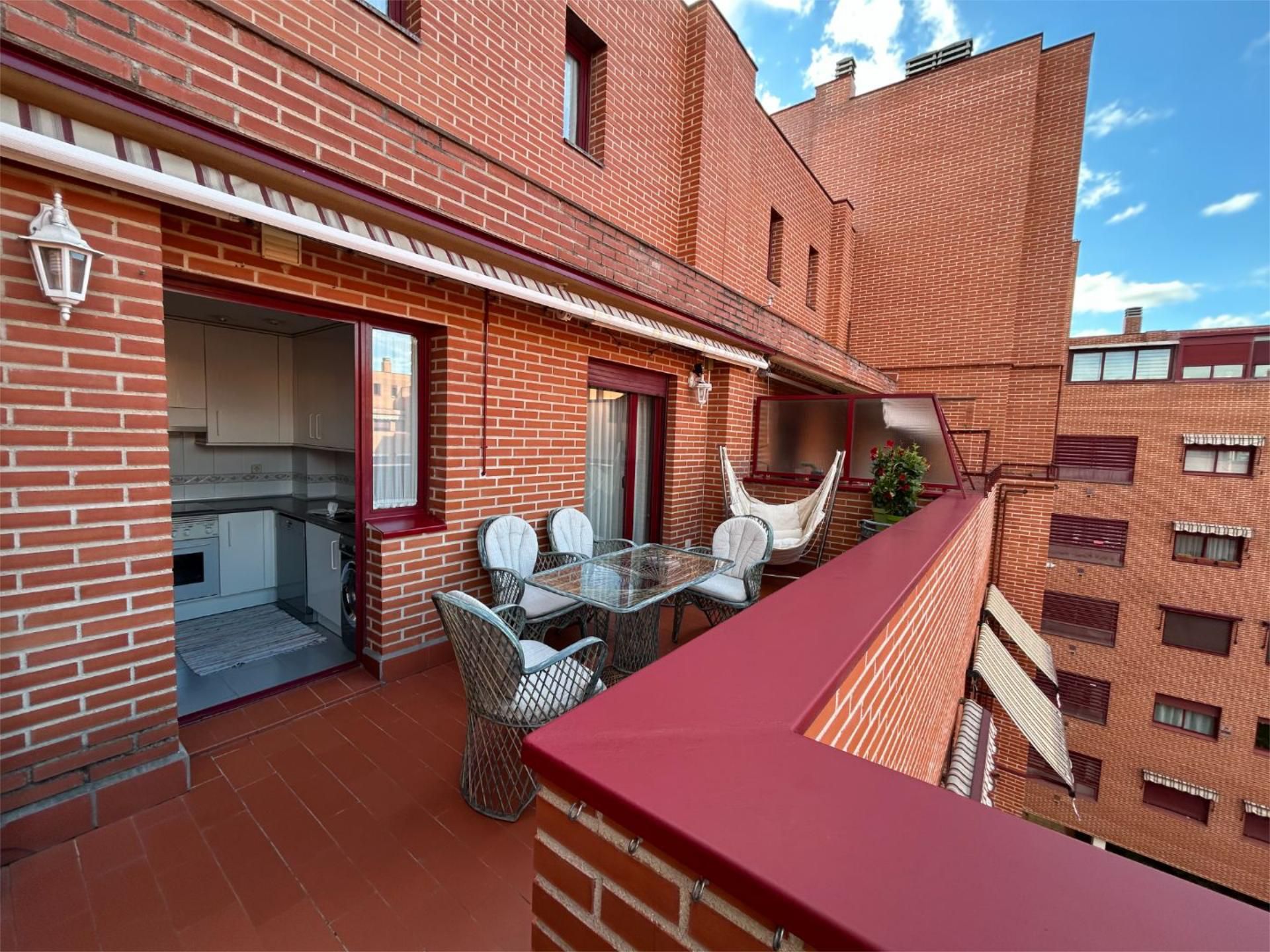 Terrace of Flat for sale in Tres Cantos  with Air Conditioner, Terrace and Swimming Pool