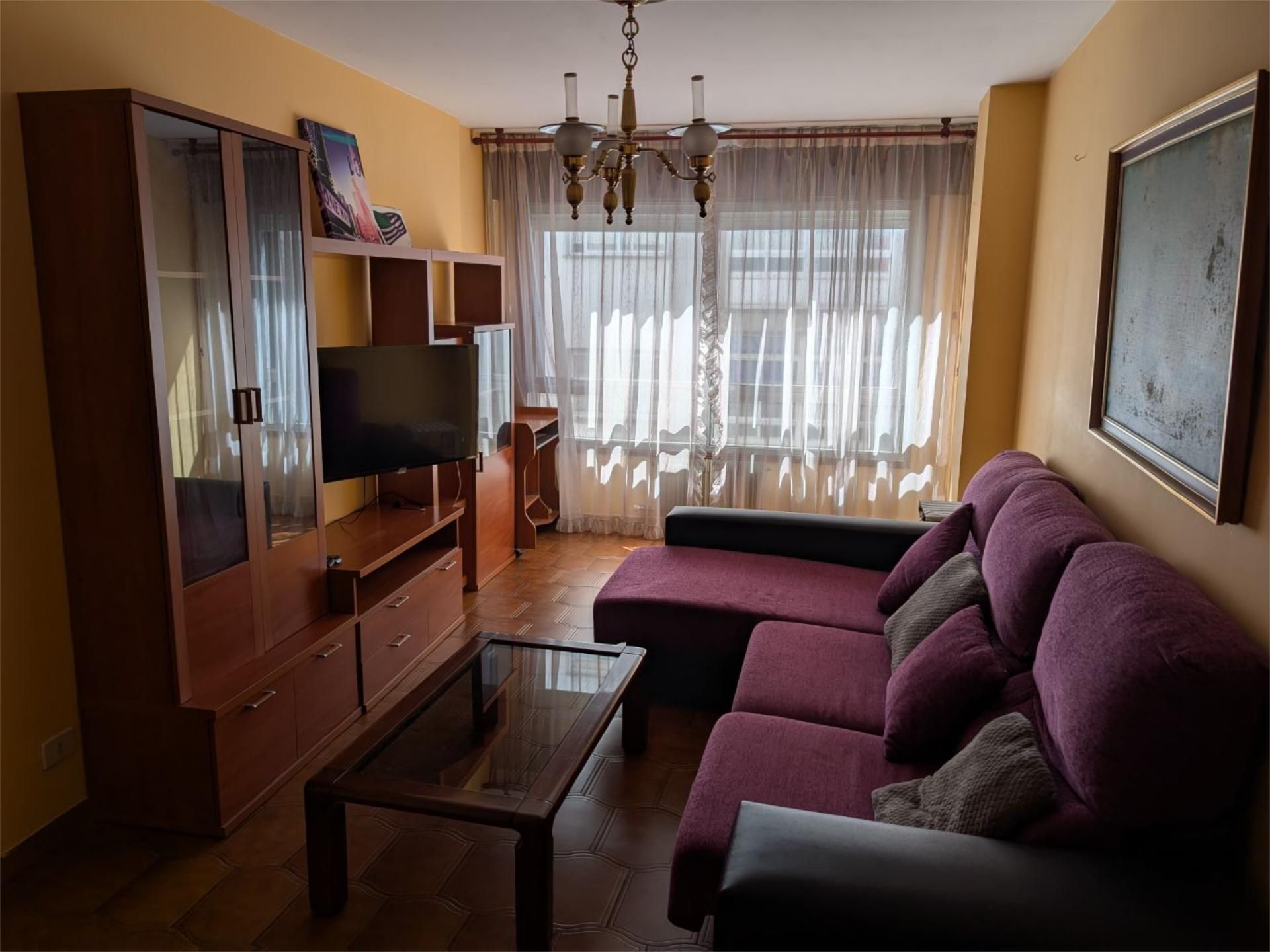 Sala d'estar de Pis en venda en Pontevedra Capital  amb Balcó