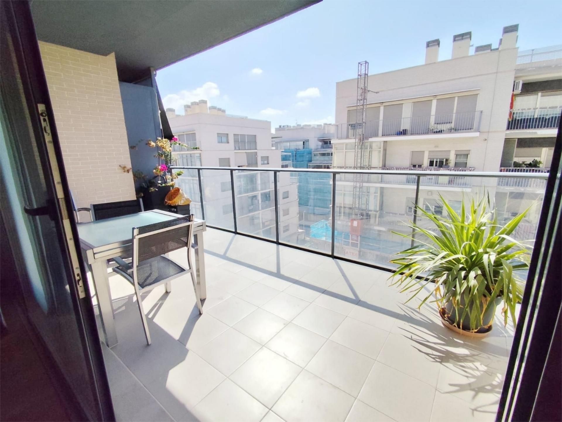 Terrace of Flat to rent in Elche / Elx  with Air Conditioner, Terrace and Swimming Pool