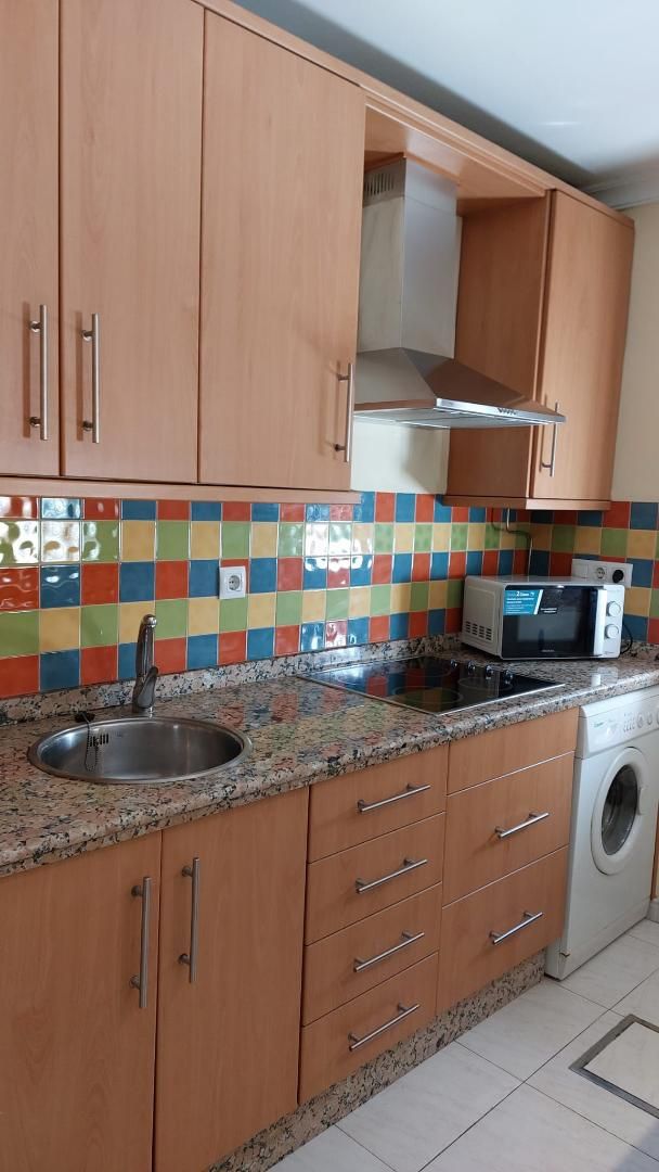 Kitchen of Flat to rent in Cazalla de la Sierra  with Air Conditioner, Furnished and Washing machine