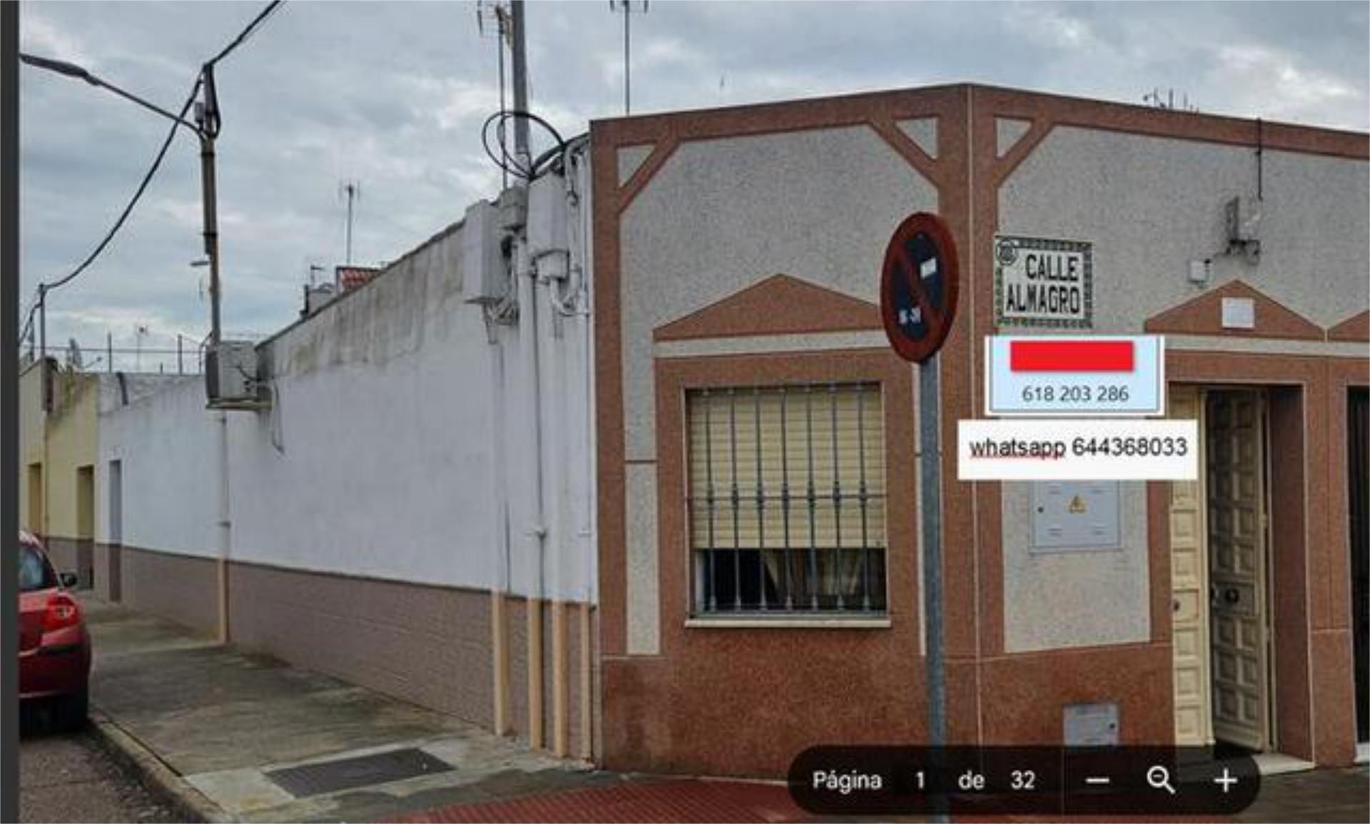 Vista exterior de Casa o xalet en venda en Montijo