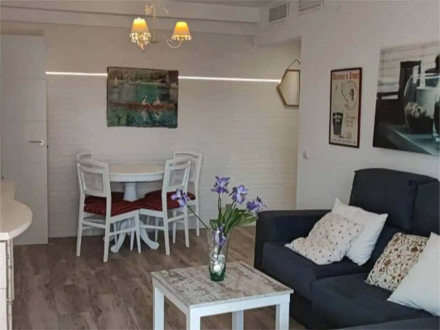 Comedor de Piso de alquiler en Benidorm con Aire acondicionado, Calefacción y Jardín privado
