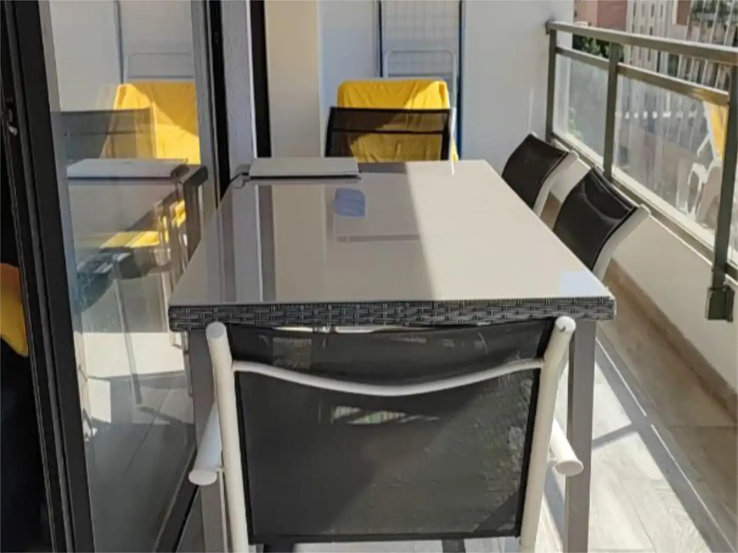 Terraza de Piso de alquiler en Benidorm con Aire acondicionado, Calefacción y Jardín privado