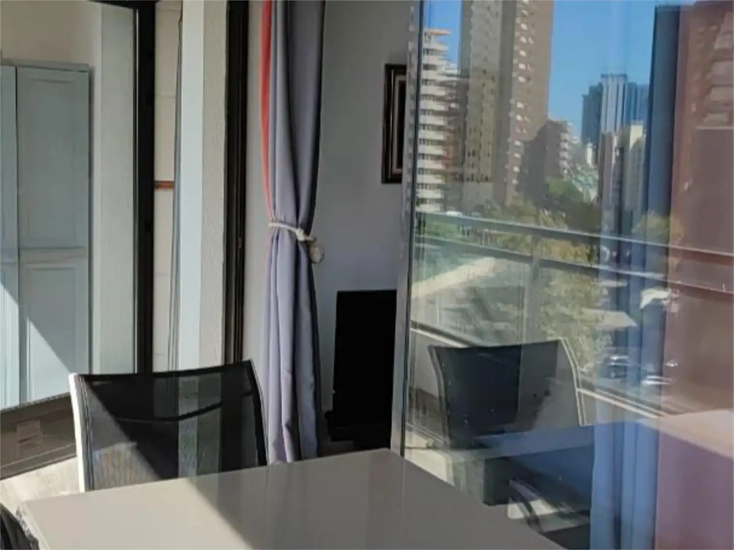 Terraza de Piso de alquiler en Benidorm con Aire acondicionado, Calefacción y Jardín privado