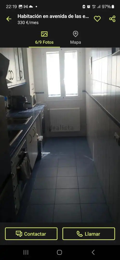 Habitación en Avenida de las Estrellas, 44, Parla Este Cocina de Piso para compartir en Parla con Calefacción, Jardín privado y Parquet