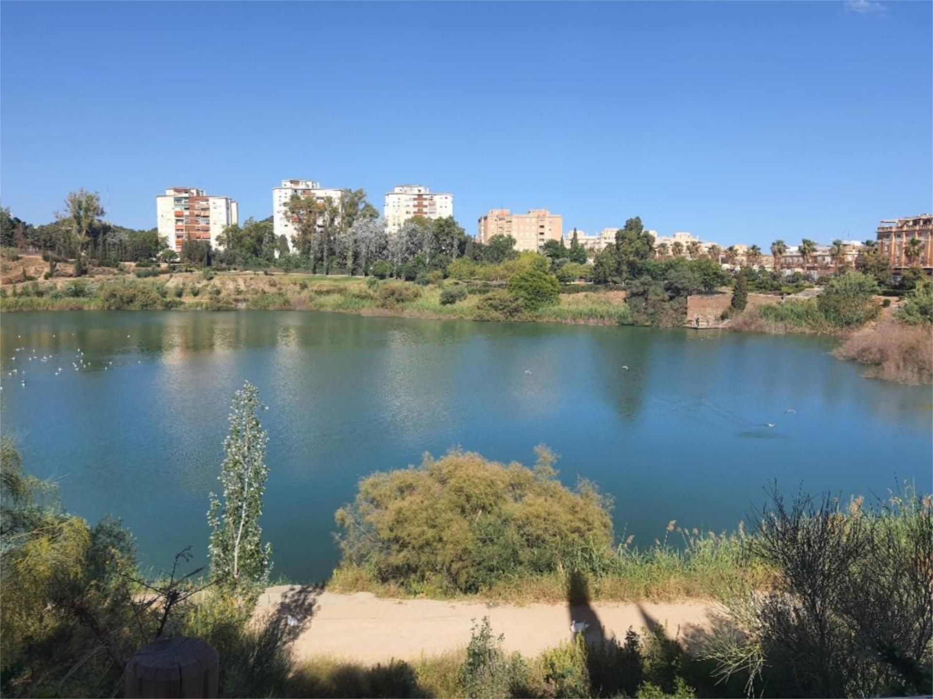Exterior view of Single-family semi-detached for sale in Málaga Capital  with Air Conditioner and Storage room