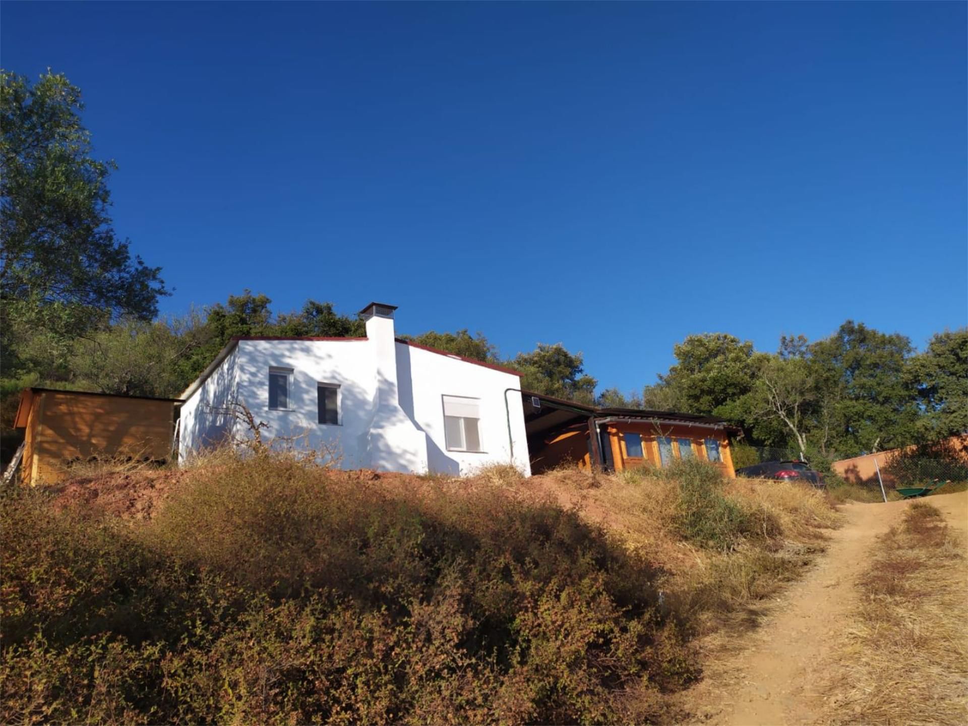 Exterior view of Country house for sale in Alburquerque  with Private garden, Parquet flooring and Terrace