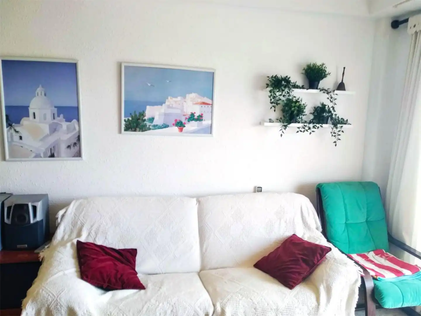 Flat for sale in Carretera les Marines Racons a Dénia, 8, Devessa - Monte Pego Living room of Flat for sale in Dénia with Air Conditioner, Heating and Private garden