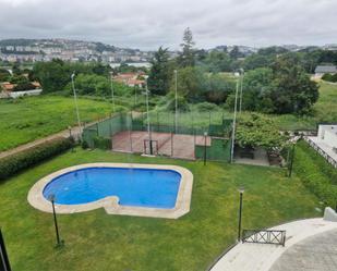 Swimming pool of Flat to rent in Oleiros  with Heating, Private garden and Storage room