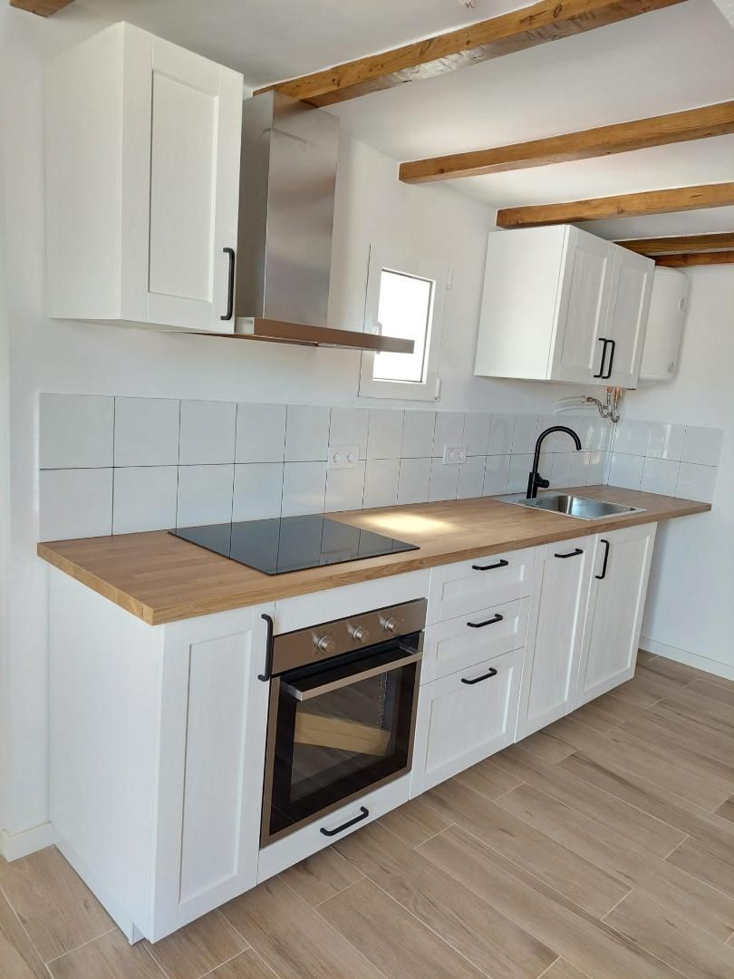 Kitchen of Attic for sale in  Barcelona Capital  with Air Conditioner and Terrace